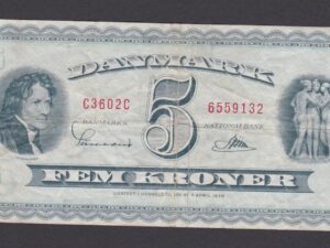 DENMARK 5 Kroner, 1960
