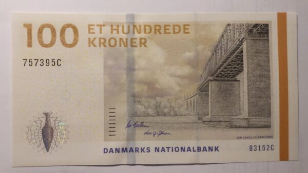 Denmark 100 kroner 2009 / 2015 P-66d UNC