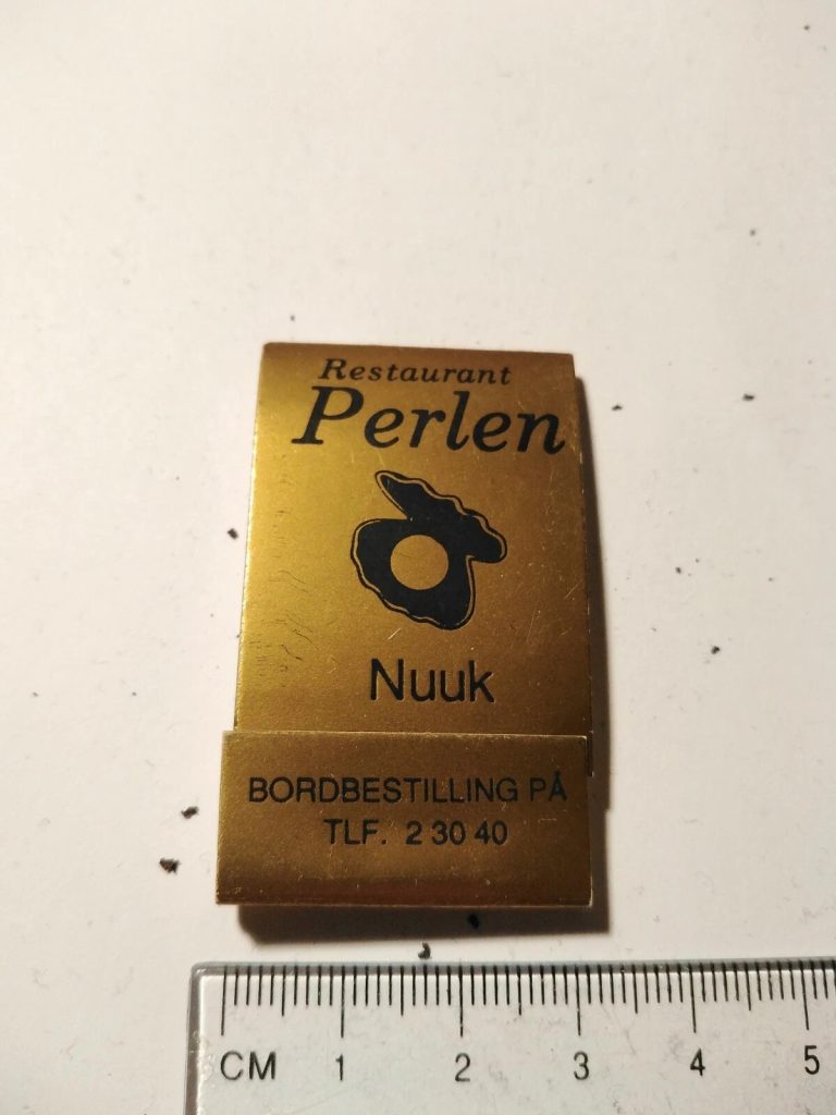 Restaurant Perlen Nuuk toothpick holder