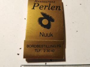Restaurant Perlen Nuuk toothpick holder