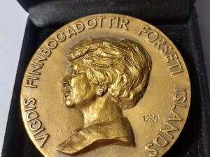 Vigdís Finnbogadóttir Iceland 1980 President Medal