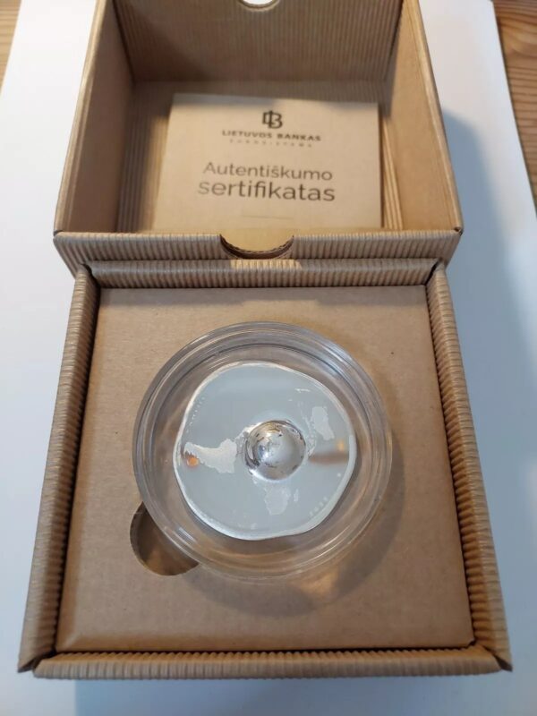 Lithuania 2022 Silver Coin 10 Euro NO PLANET B With Original Box