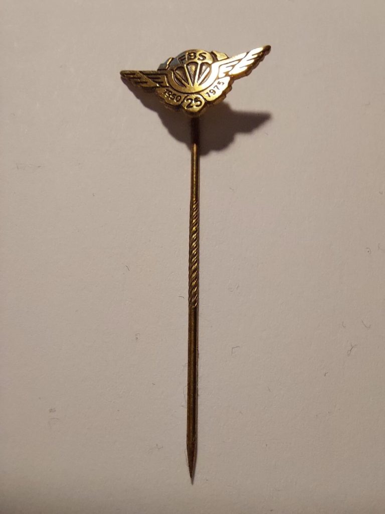 FBS 25 years 1975 - Rescue team - Vintage Pin Iceland