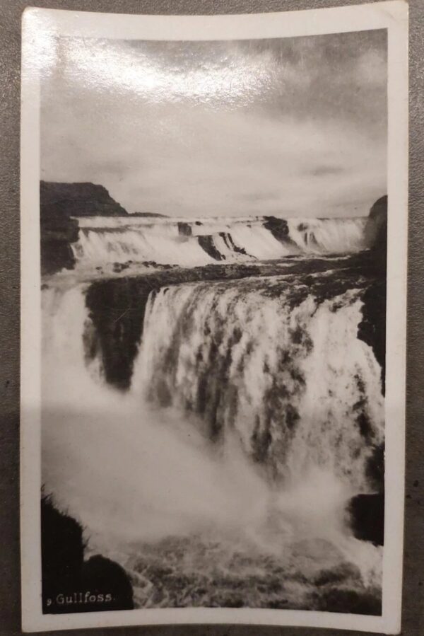 Iceland Vintage Photograph - Photo Print - Gullfoss - 8x5cm