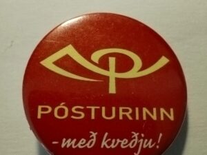 Posturinn - Post office Iceland Vintage Pin