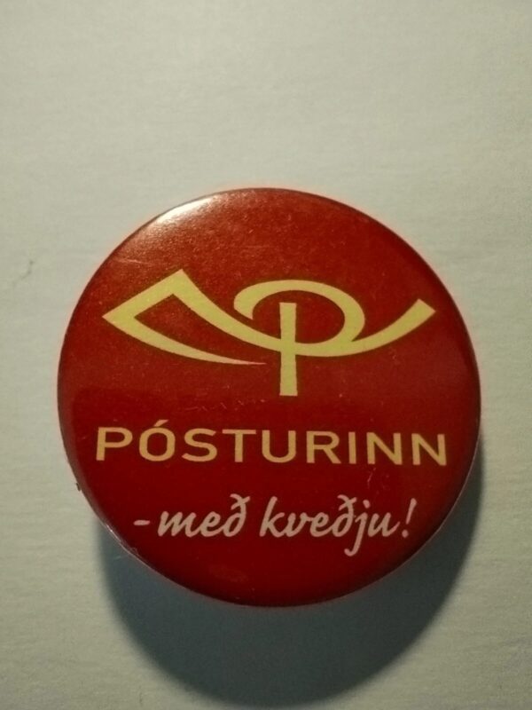 Posturinn - Post office Iceland Vintage Pin