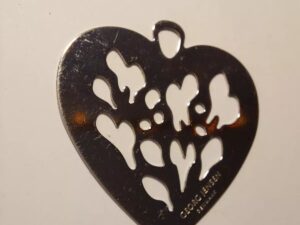 Georg Jensen Denmark Heart Christmas Decoration