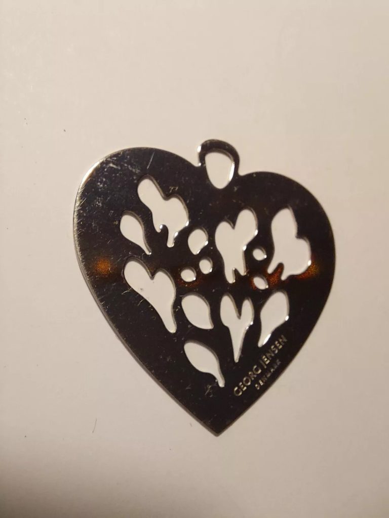 Georg Jensen Denmark Heart Christmas Decoration