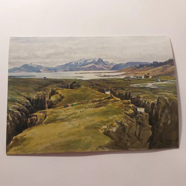 1897 Thingvellir Iceland Postcard