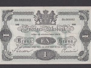 1918 - SWEDEN - 1 Krona Banknote