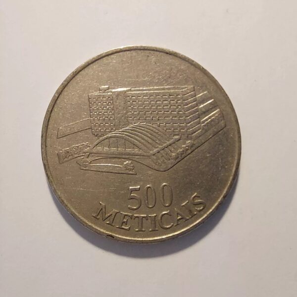 1994 MOZAMBIQUE 500 METICAIS COIN