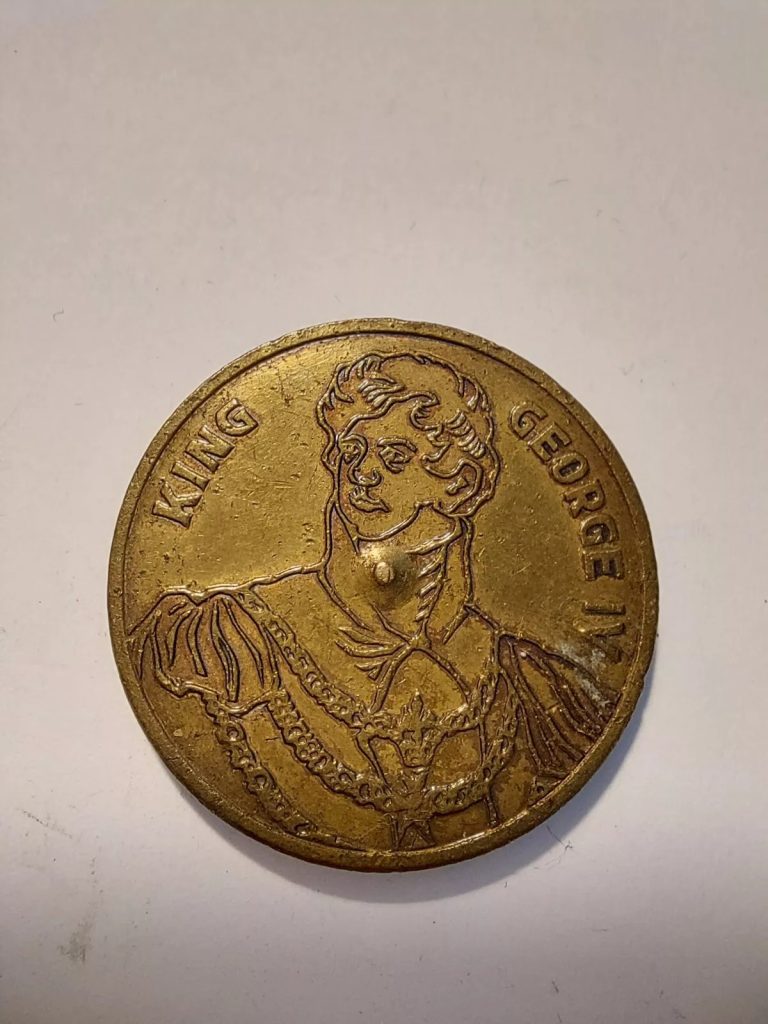 King George IV whisky token