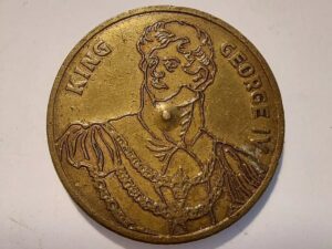 King George IV whisky token