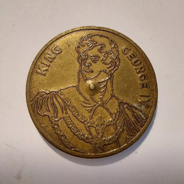 King George IV whisky token