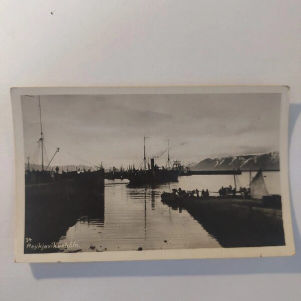 Iceland Vintage Photograph - Photo Print - Reykjavikurhofn - 8x5cm