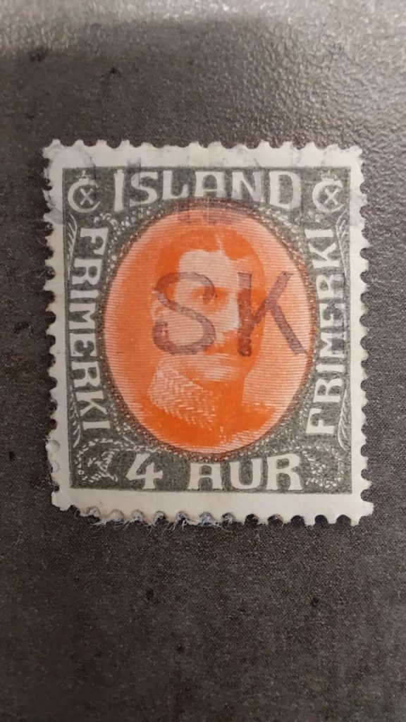 1920 Iceland 4 Aurar