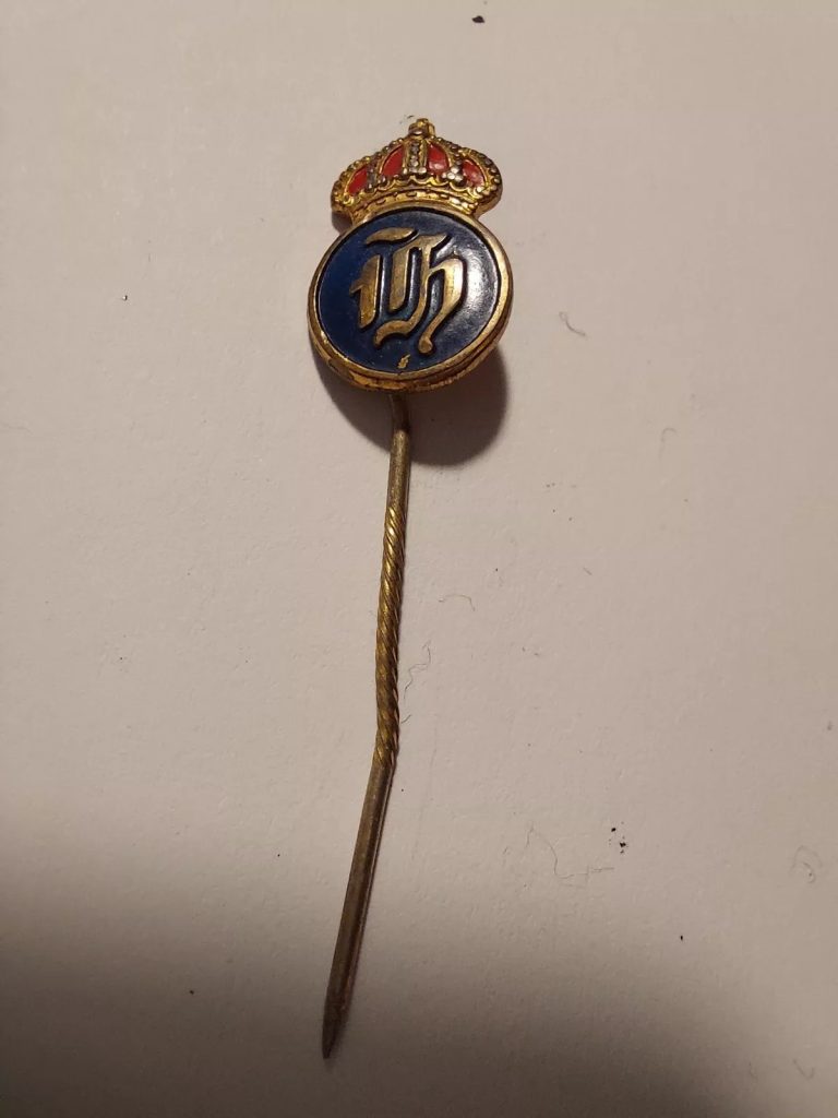 Vintage Husqvarna Swedish Motorcycle Pin - Badge Sweden