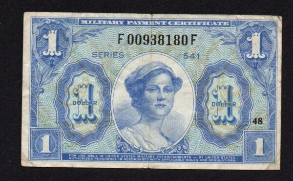U.S. - Series 541 One Dollar Military Payment Certificate