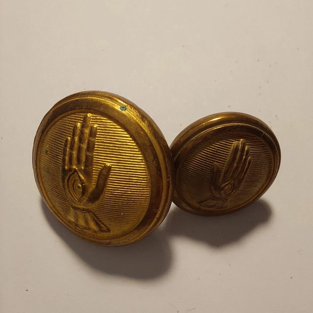 Vintage Icelandic police buttons