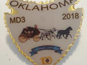 Oklahoma - 2018 - Centennial Celebration -  Lions Club Pin