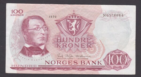 Norway - 100 Kroner 1970 Banknote