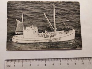 Iceland Vintage Ship Postcard - Card - Gulltoppur VE 177