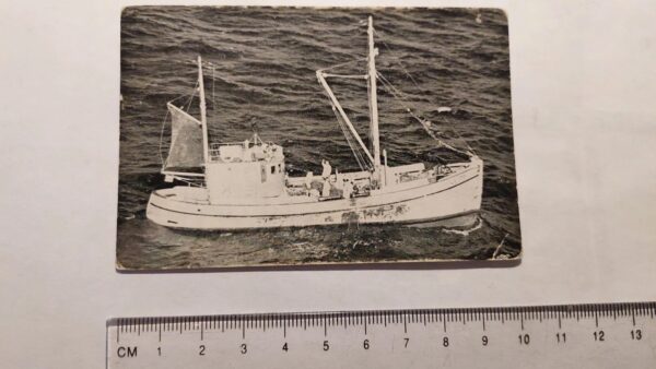 Iceland Vintage Ship Postcard - Card - Gulltoppur VE 177