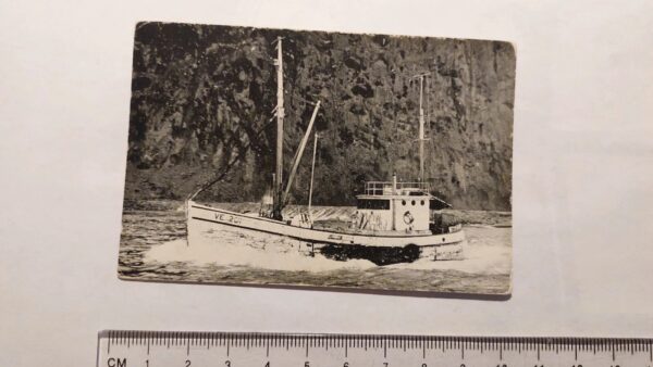 Iceland Vintage Ship Postcard - Card - Gylfi VE 201