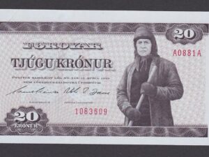 Faeroe Faroe Islands 1988  20 Kronur