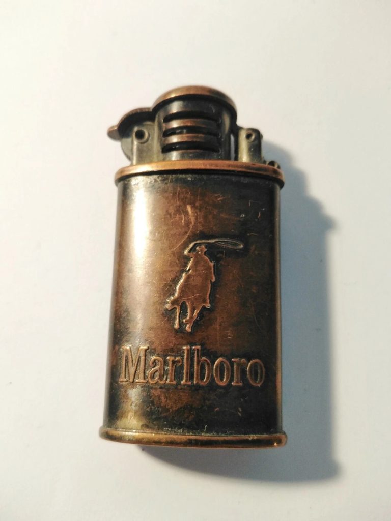 Vintage Marlboro brass lighter