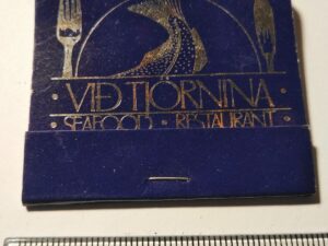 Vid Tjornina Iceland Vintage Matchbook