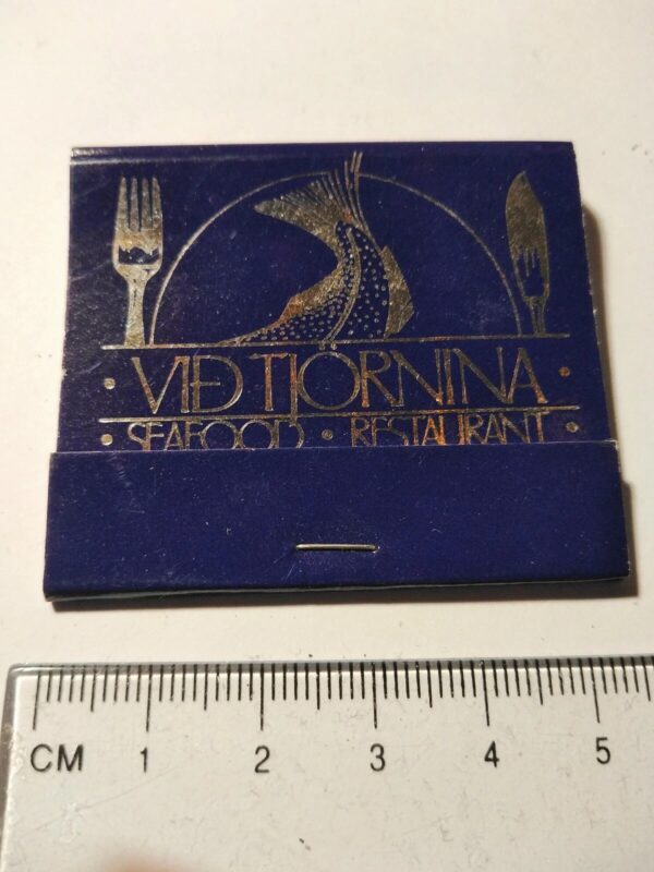 Vid Tjornina Iceland Vintage Matchbook
