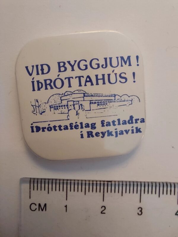 Ithrottahus  - Iceland Vintage Pin - Badge