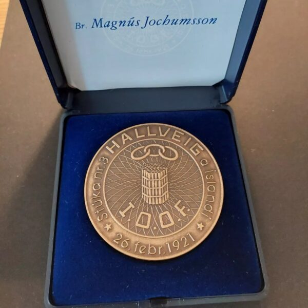 IOOF Iceland 1921 medal