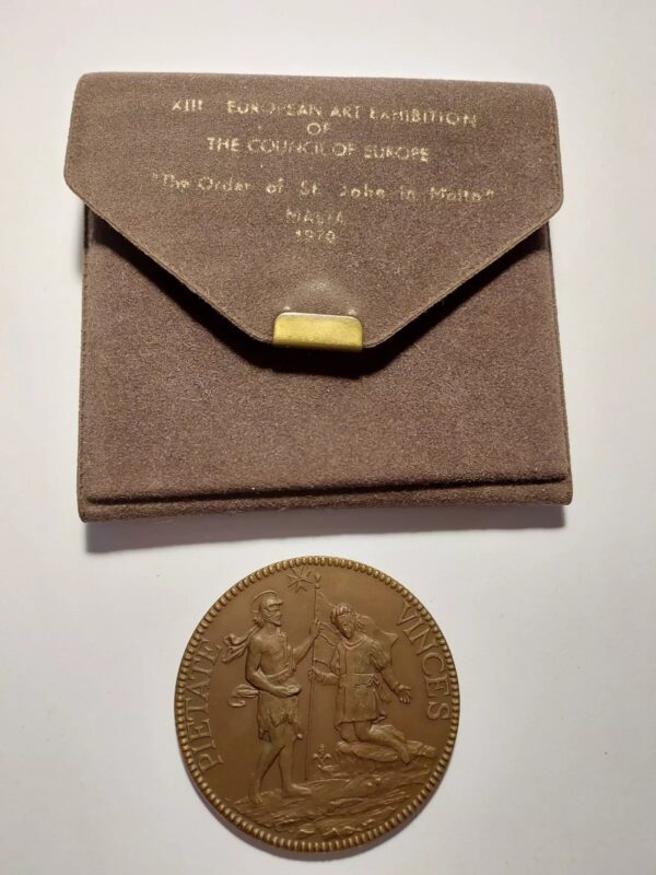 1970 MALTA Melitae European Council The Order Of Malta Medal