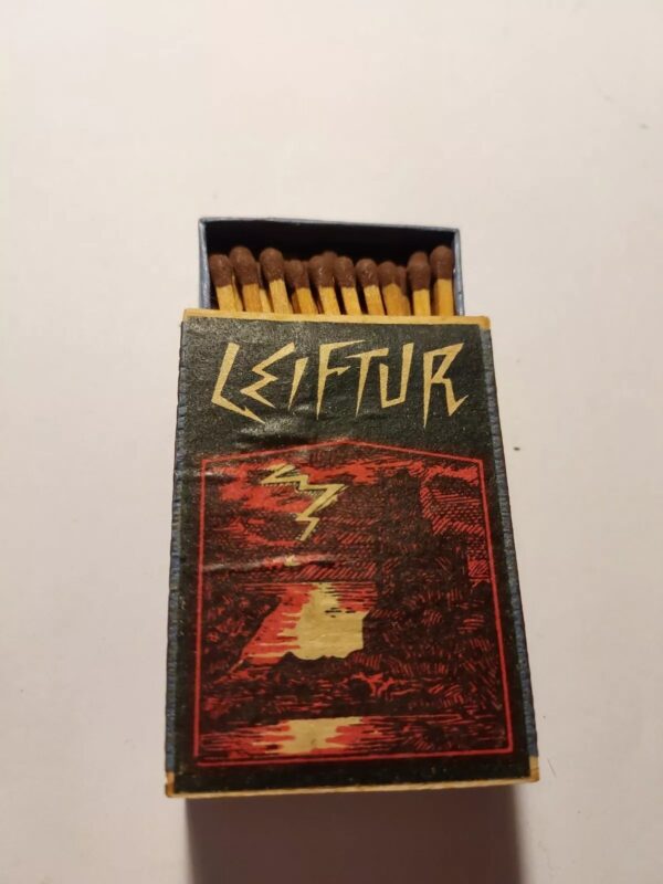 VINTAGE ICELAND LEIFTUR MATCHBOX NEW