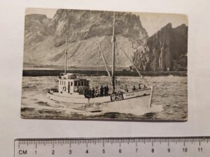 Iceland Vintage Ship Postcard - Card - Freyja VE 260