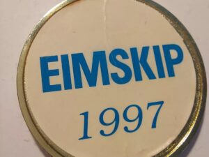 Iceland Kopavogs Sund Eimskip 1997 Vintage Medal