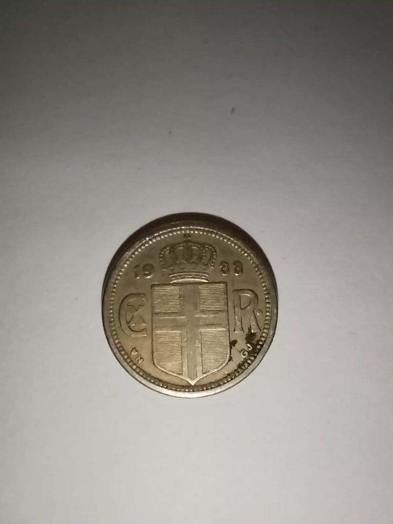 Iceland 1933 25 Aurar Coin