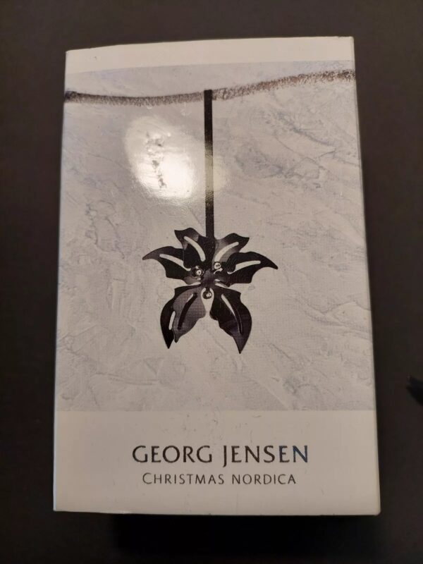 Georg Jensen Denmark 24 Carat Black Gold Plated Christmas Nordica Star