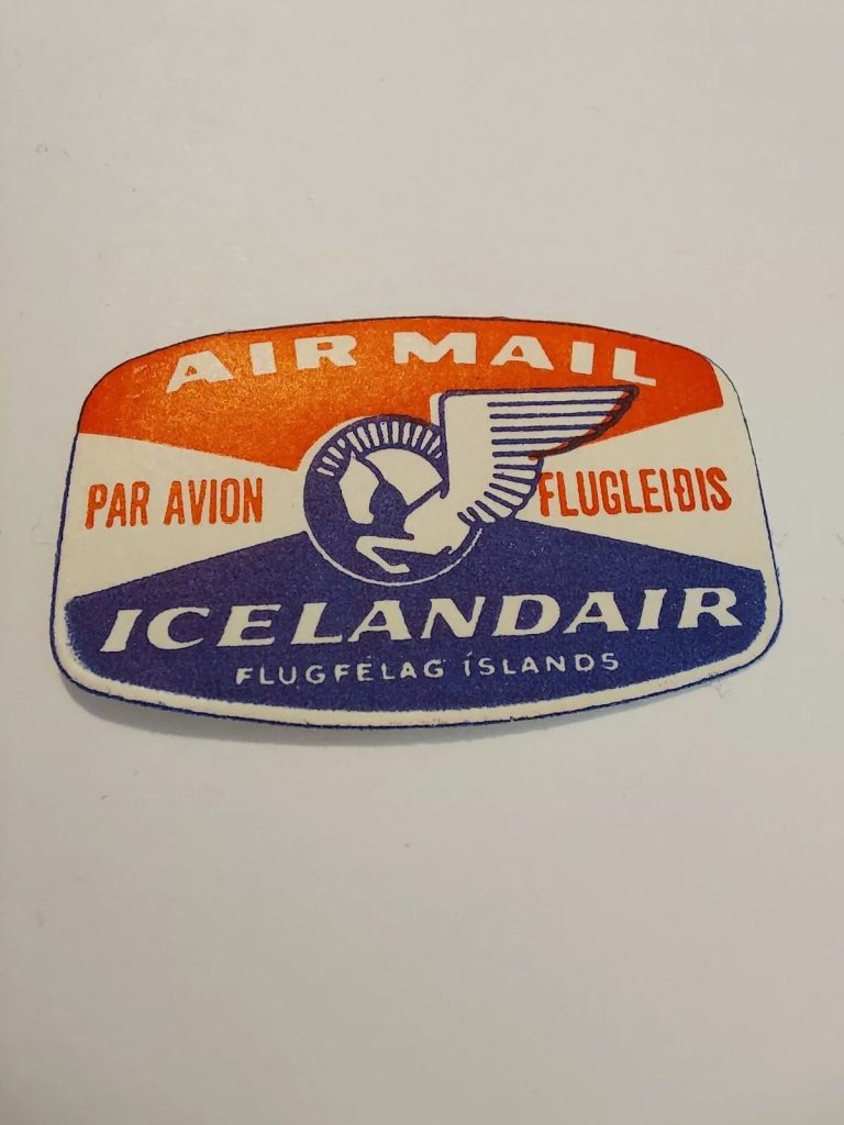 Icelandair Flugfelag AIR MAIL PAR AVION Stamp - Iceland