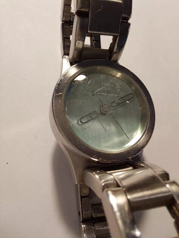 Vintage Storm Green Dial Bubble Watch