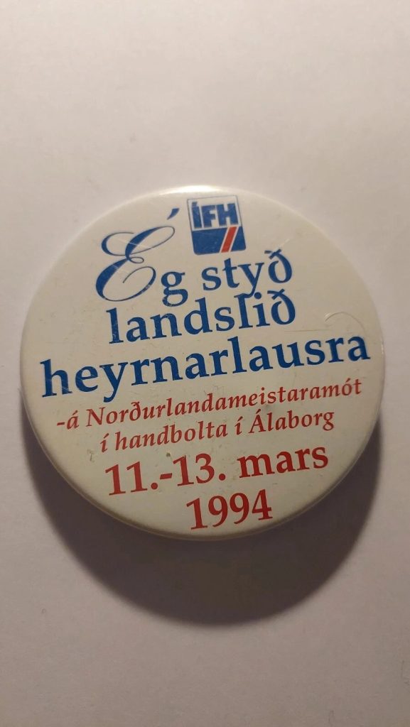 1994 Iceland handball pin