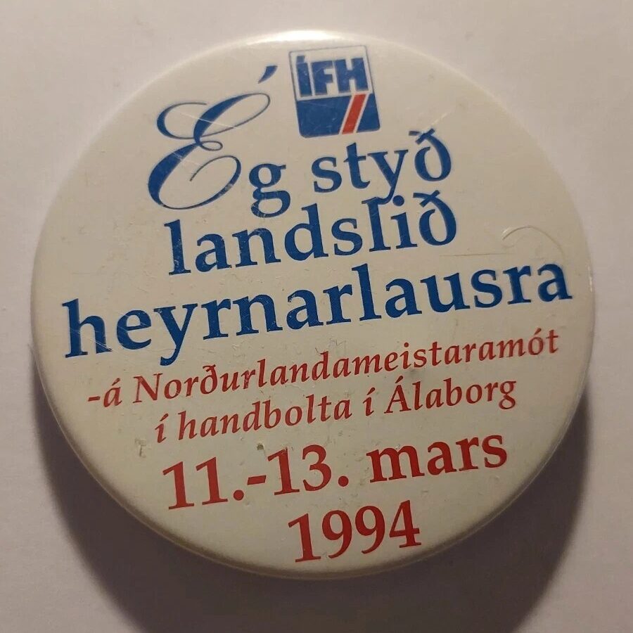 1994 Iceland handball pin