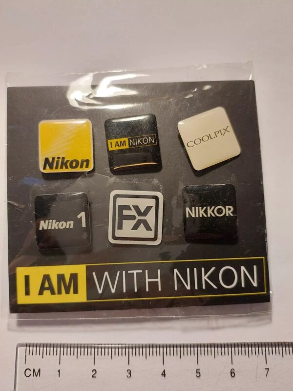NIKON COOLPIX NIKKOR FX PINS - BADGES COLLECTION