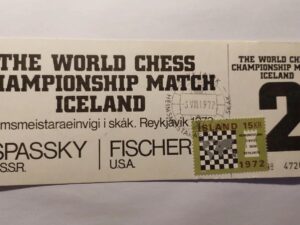 World chess championship 1972 - Fischer vs. Spassky Ticket NO 2 - Iceland