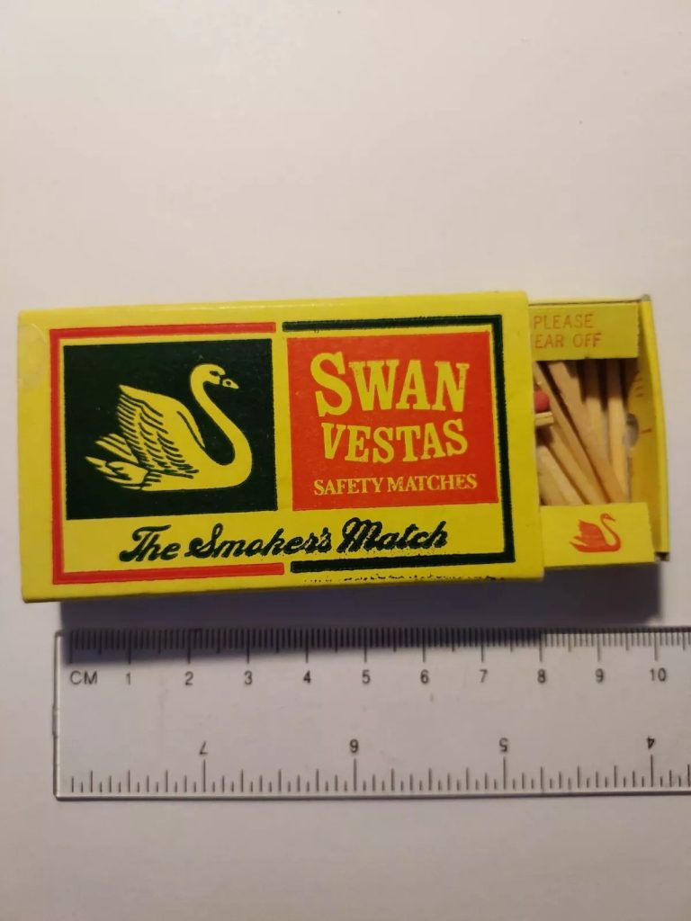 Swan Vestas Vintage Matchbox