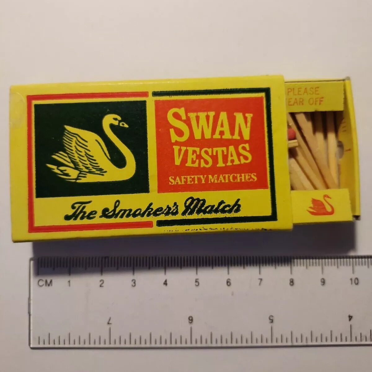 Swan Vestas Vintage Matchbox