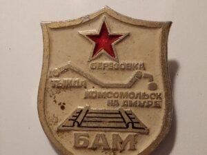 USSR Soviet Berezovka Amur Pin - Badge