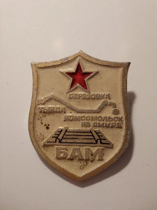 USSR Soviet Berezovka Amur Pin - Badge